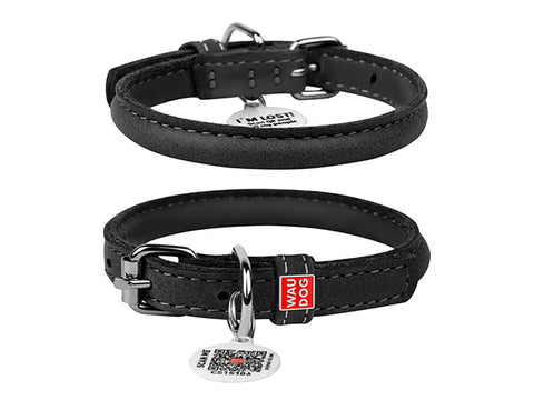 Læder Halsbånd - Rundsyet