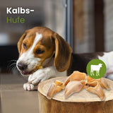 Kalveklove - naturligt tyggeben til hunde: 100 stykker
