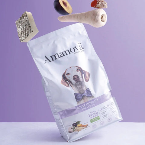 Amanova Delikat Fisk - Hundefoder med mobilitetsstøtte - 10 kg