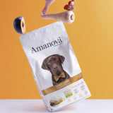 Amanova Udsøgt Kylling - Voksen hundefoder til store hunde - 12 kg