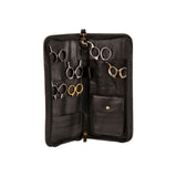 Yento sakse-Etui  i sort læder