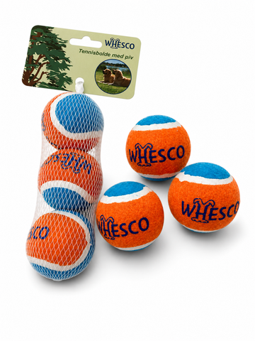 Whesco Tennisbolde 3 stk. Small Ø5 cm m/piv