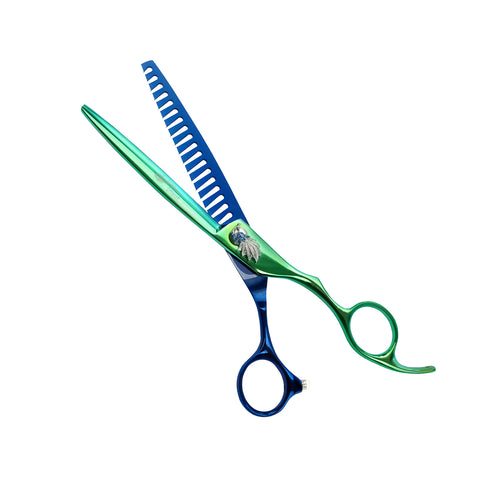 Kenchii Peacock™ | 18-Tooth Blender saks - 7.5"