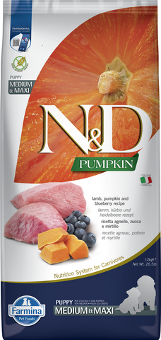 N&D Pumpkin PUPPY Lam&blueberry
