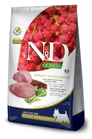 N&D Quinoa - Weight management -  Lam&Broccoli