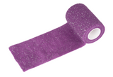 Show Tech Self-Cling Bandage Purple Glitter 4.5 m x 7.5 cm