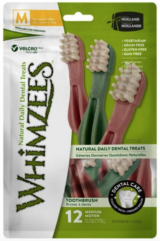 Whimzees Dental tandbørster str. Medium