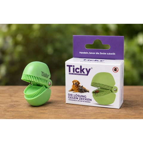 Ticky - Flåtfjerneren der fanger, fjerner og knuser flåten