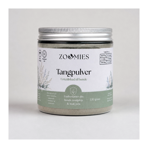 Zoomies Tangpulver - Understøtter tandpleje, hud og pels - 150 g