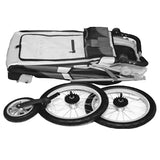Petstro safari Stroller str. M INKL. trimbord & kopholder Lilla/sort Lastvægt max 30 kg