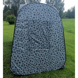 Pop up telt, grå med sorte poter 170x170x190cm