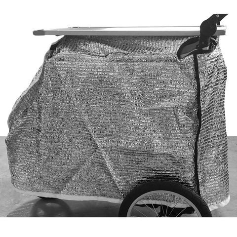 FORUDBESTILLING Silvershade til Petstro Safari hundevogn(Medium) SENDES fredag d. 26/6-26
