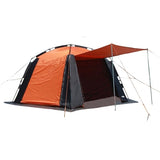 Udstillingstelt Easy up 3 x 3 m - orange/sort