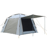 Udstillingstelt Easy up 3 x 3 m grå/khaki