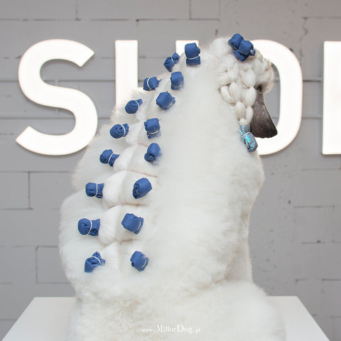 Millor Dog Re-fill navy wrapping papir