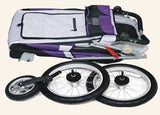 Petstro Safari Stroller med trimbord -  Grå / Sort medium inkl. trimmebordsplade Lastvægt max 30 kg